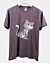Squatting Cartoon Cat - Classic T-Shirt