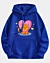 Sweet Smiling Cute Kitten - Drop Shoulder Fleece Hoodie