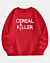 Cereal Killer Frühstück Drop Shoulder Fleece Sweatshirt