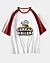 Cereal Killer Food Pun Humor Costume Funny Halloween Mid Half Sleeve Raglan T-Shirt