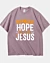 Christian All My Hope Is In Jesus Heavyweight Oversized T-Shirt