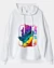 Colorful Tiger Drop Shoulder Hoodie