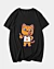 Cute Cat With Thumbs Up - V Neck T-Shirt