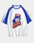 Defunct Allentown Ambassadors Baseball Team Mid Half Sleeve Raglan T-Shirt