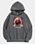 Divine Duality Modern Hippie Psychedelic Jesus Oversized Fleece Hoodie