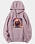 Divine Duality Modern Hippie Psychedelic Jesus Pellet Fleece Hoodie