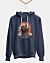 Divine Duality Modern Hippie Psychedelic Jesus Classic Fleece Hoodie