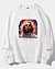 Divine Duality Modern Hippie Psychedelic Jesus Classic Fleece Sweatshirt