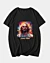 Maglietta Divine Duality Modern Hippie Psychedelic Jesus con scollo a V