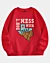 Donot Mess With Texas Vintage Badge - Drop Shoulder Fleece Sweatshirt