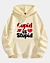 Cupid Is Stupid Drop Shoulder Fleece Hoodie