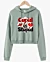 Cupid Is Stupid Cropped Hoodie