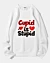 Cupid Ist Dumm Pellet Fleece Sweatshirt