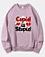 Cupid ist dumm Klassischer Fleece-Sweatshirt