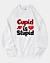 Le sweat-shirt surdimensionné Cupidon est stupide