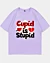 Cupid est stupide T-shirt à épaules tombantes surdimensionné