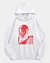 Futuristic Streetwear Brutalism Graphic Oversized Fleece Hoodie