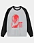 Futuristic Streetwear Brutalism Graphic Raglan Sleeve Sweatshirt