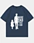 Girl And Dad Where Dad Goes I Go Oversized Drop Shoulder T-Shirt