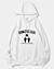 Homiesexual Schwarzer Pellet Fleece Hoodie