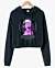 Japanese Anime Cute Girl Cropped Hoodie