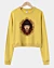 Japanese Anime Geisha Woman Cropped Sweatshirt