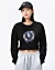 Sweatshirt court pour filles au style de dessin animé japonais