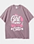 Just A Girl Who Loves Cats Heavyweight Oversized T-Shirt