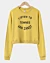 Listen To Townes Van Zandt Cropped Sweatshirt