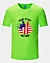 Make Peace No War American Flag Quick Dry T-Shirt