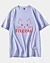 Meow Cat - Camiseta oversize con hombros caídos