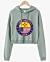 New Mexico USA Emblem Cropped Hoodie