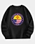 New Mexico USA Emblem Drop Shoulder Fleece-Sweatshirt