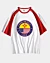 New Mexico USA Emblem Mid Half Sleeve Raglan T-Shirt