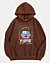 Retro Streetwear Save Me I'm Uibes Oversized Fleece Hoodie