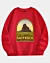 Shiprock New Mexico Retro Emblem Art Vintage Drop Shoulder Fleece Sweatshirt