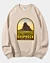 Shiprock New Mexico Retro Emblem Art Vintage Classic Fleece Sweatshirt