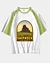 Shiprock New Mexico Retro Emblema Arte Vintage Media Manga Raglan Camiseta