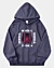 Square Tiger Face Oversized Hoodie