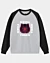 Square Tiger Face Raglan Sleeve Sweatshirt