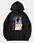 Streetwear Abstract Disco Graphic Oversized Fleece Hoodie