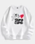 Sweatshirt en molleton avec épaules tombantes Stupid Cupid