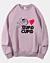 Stupid Cupid Classic Fleece Sweatshirt