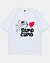 Camiseta de hombros caídos extragrande de Cupido Estúpido