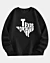 Texas Forever - Fleece-Sweatshirt mit überschnittenen Schultern