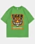 Tiger Keep Strong Oversized Mid Half Sleeve T-Shirt