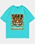 Tiger Keep Strong Oversized Drop Shoulder T-Shirt