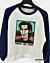 Felpa con maniche raglan con illustrazione retrò di Townes Van Zandt