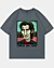 Townes Van Zandt Retro Illustration Oversized Drop Shoulder T-Shirt