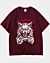 Wolf Playing Game Heavyweight Oversized T-Shirt